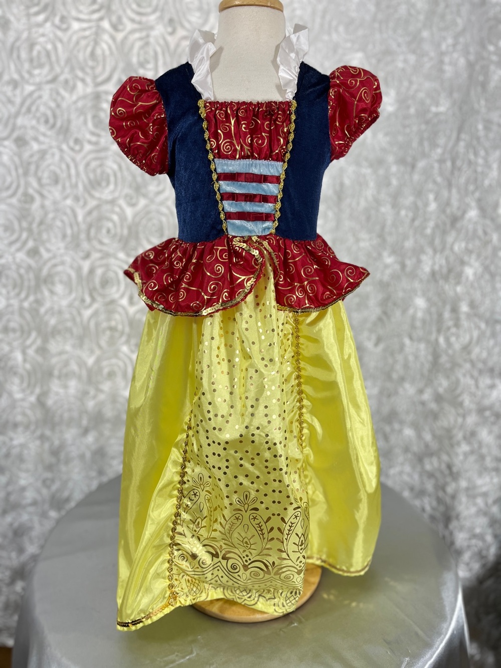 Girls' Classic Snow White Princess Costume - Red, Blue & Yellow